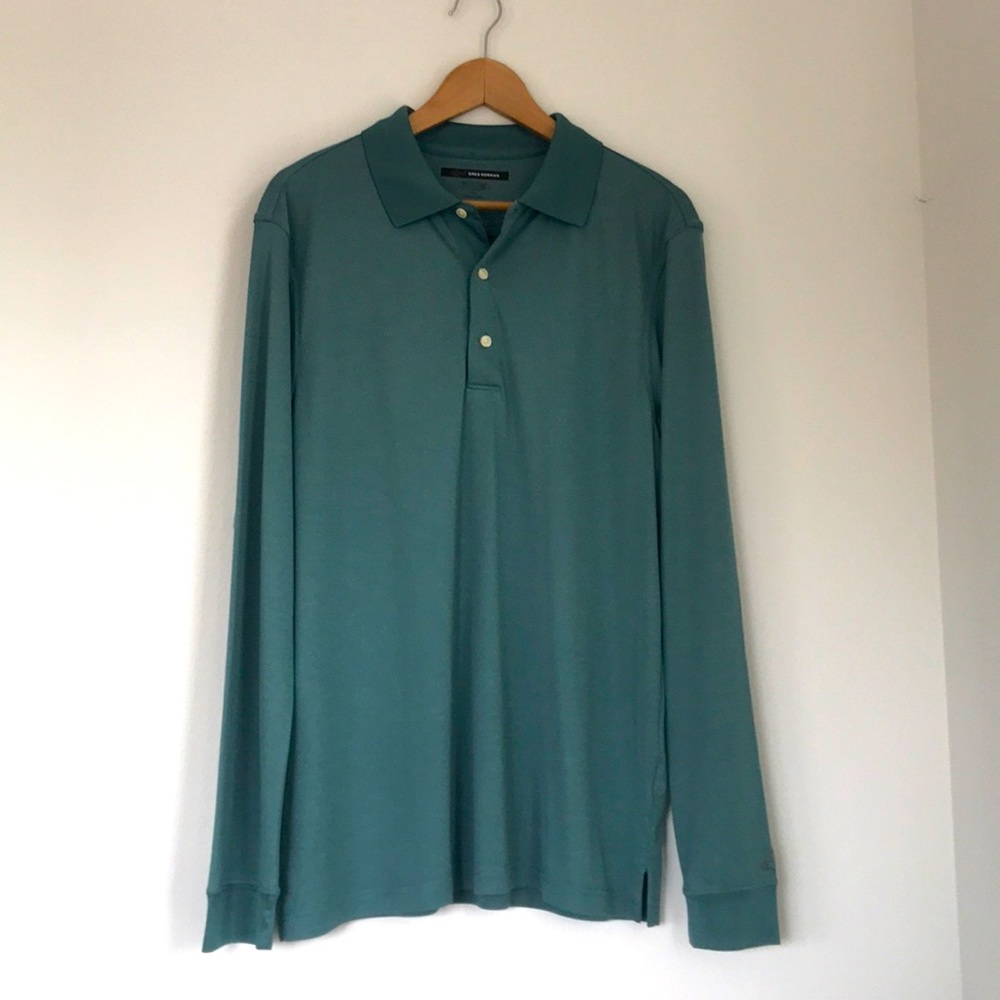 Greg Norman half button long sleeve men’s shirt